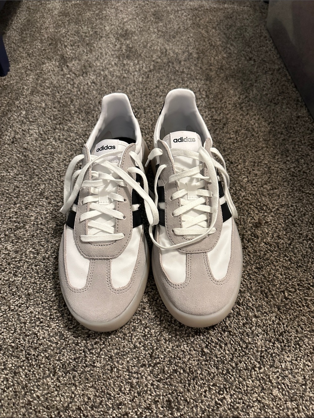 adidas White & Gray Sneakers